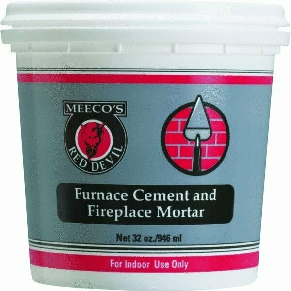 Meeco Mfg Co FURNACE CEMENT/ MORTAR QT GRAY 1354